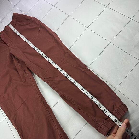 Duluth Trading Co Pants Womens 12 Rust Red Rootstock Gardening Jogger Cotton - Picture 12 of 13